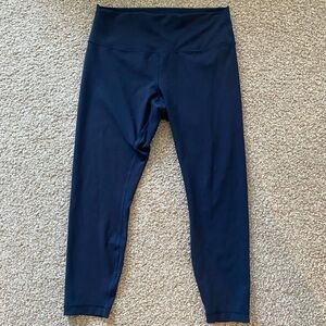 Women’s Navy Lululemon Align Leggings Size 14